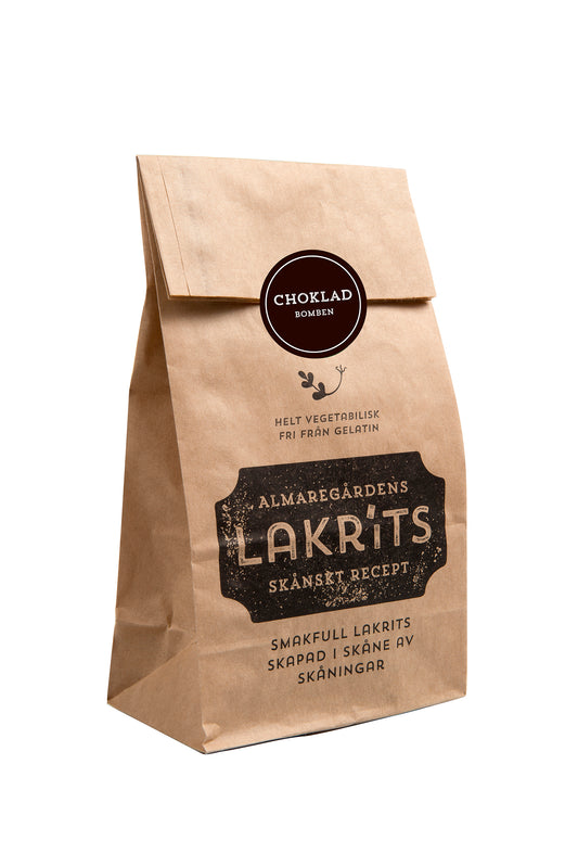 Almaregårdens lakrits chokladbomb