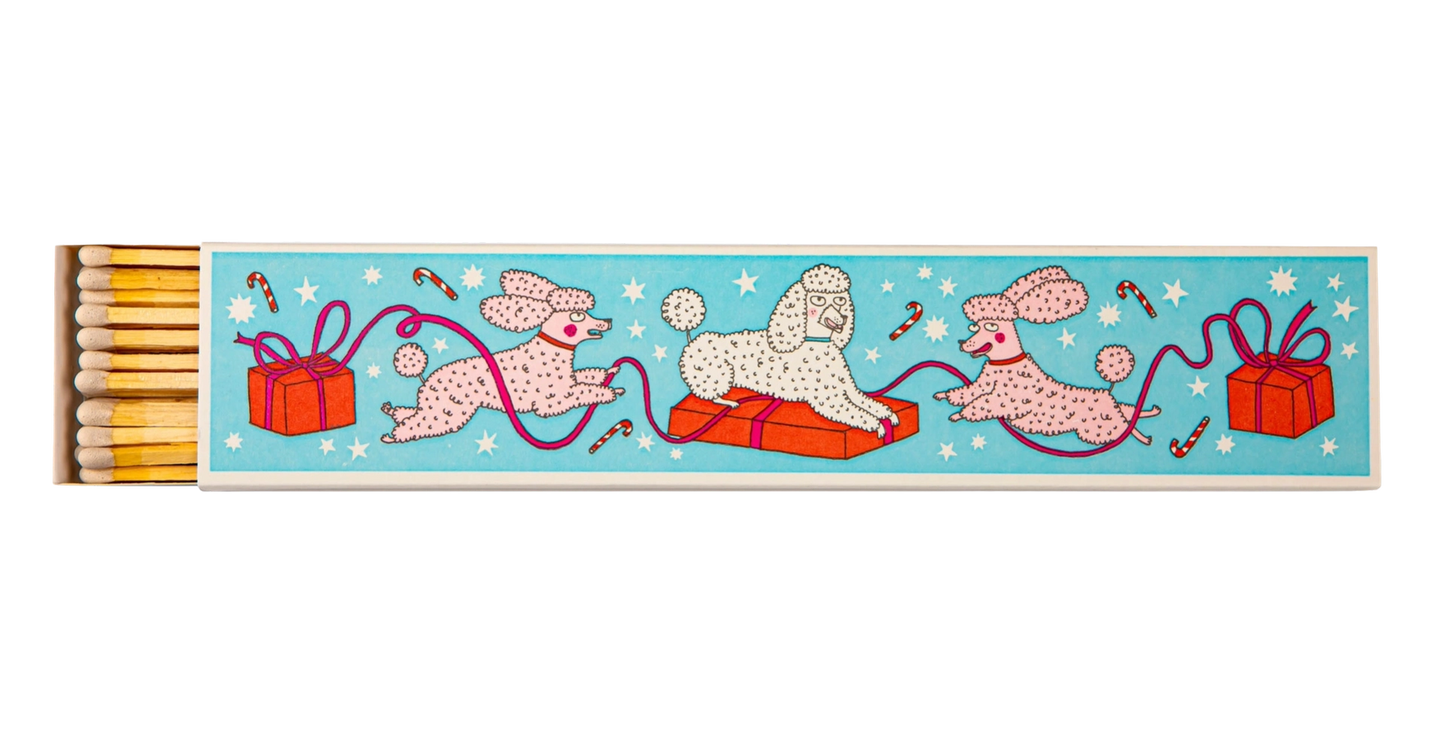 Tändstickor Archivist - Christmas Poodles