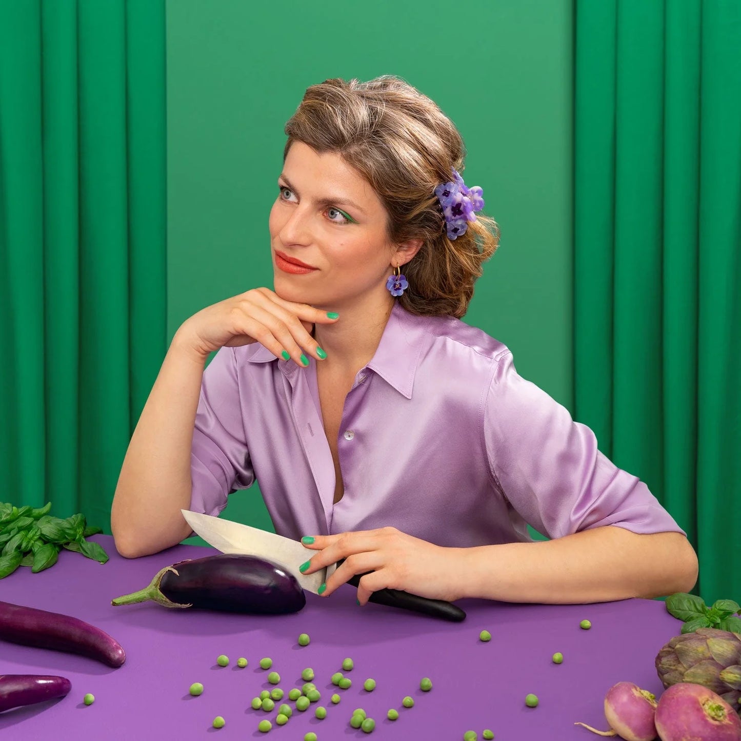 Coucou Suzette hårklämma Penséer