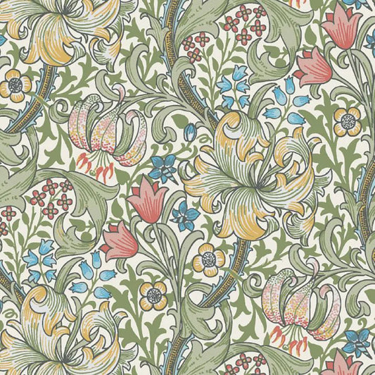 Servetter William Morris Golden Lily green