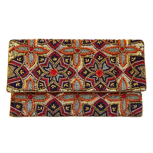 Lily Posh Clutch blommig rost