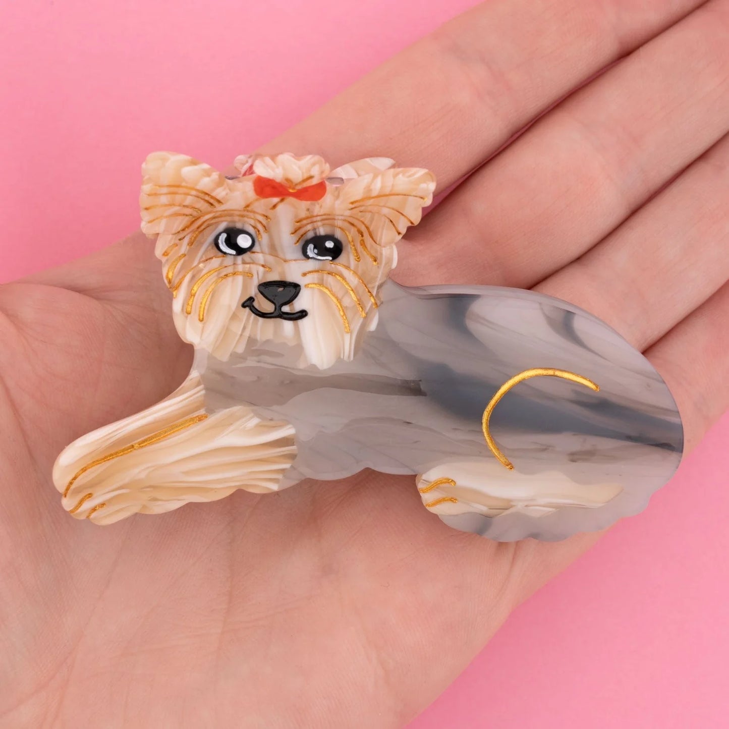 Coucou Suzette hårklämma Yorkshire terrier