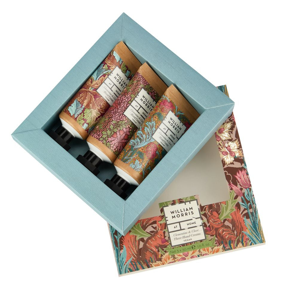 William Morris 3 x handkräm i presentförpackning Oak & Willow