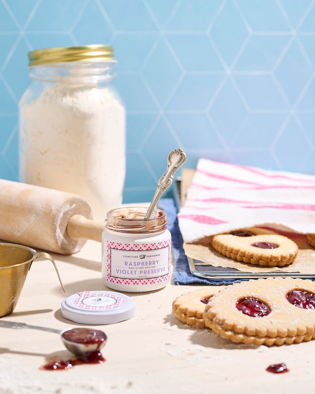 Confiture Parisienne - Hallon & Viol marmelad