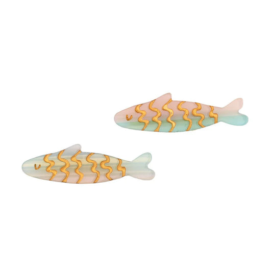 Coucou Suzette hårklämmor sardiner 2-pack