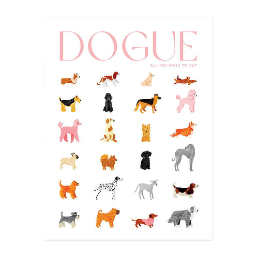 Art print poster Dogue