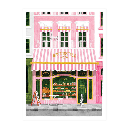 Art print poster Pink Bakery