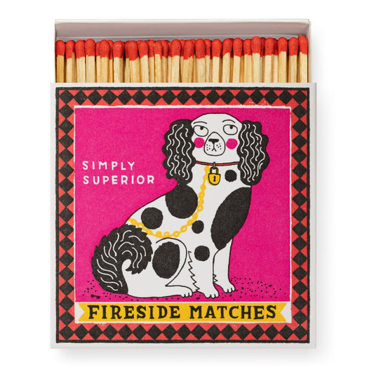 Tändstickor Archivist - Porslinshund