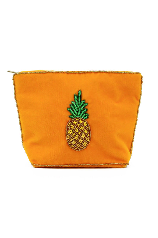 Broderad liten necessär ananas