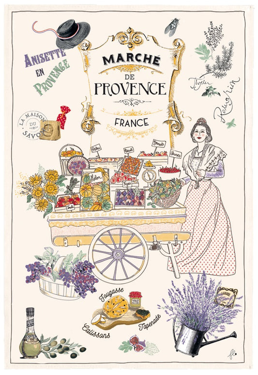 Kökshandduk Provence