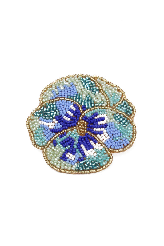 Brosch blå pensé