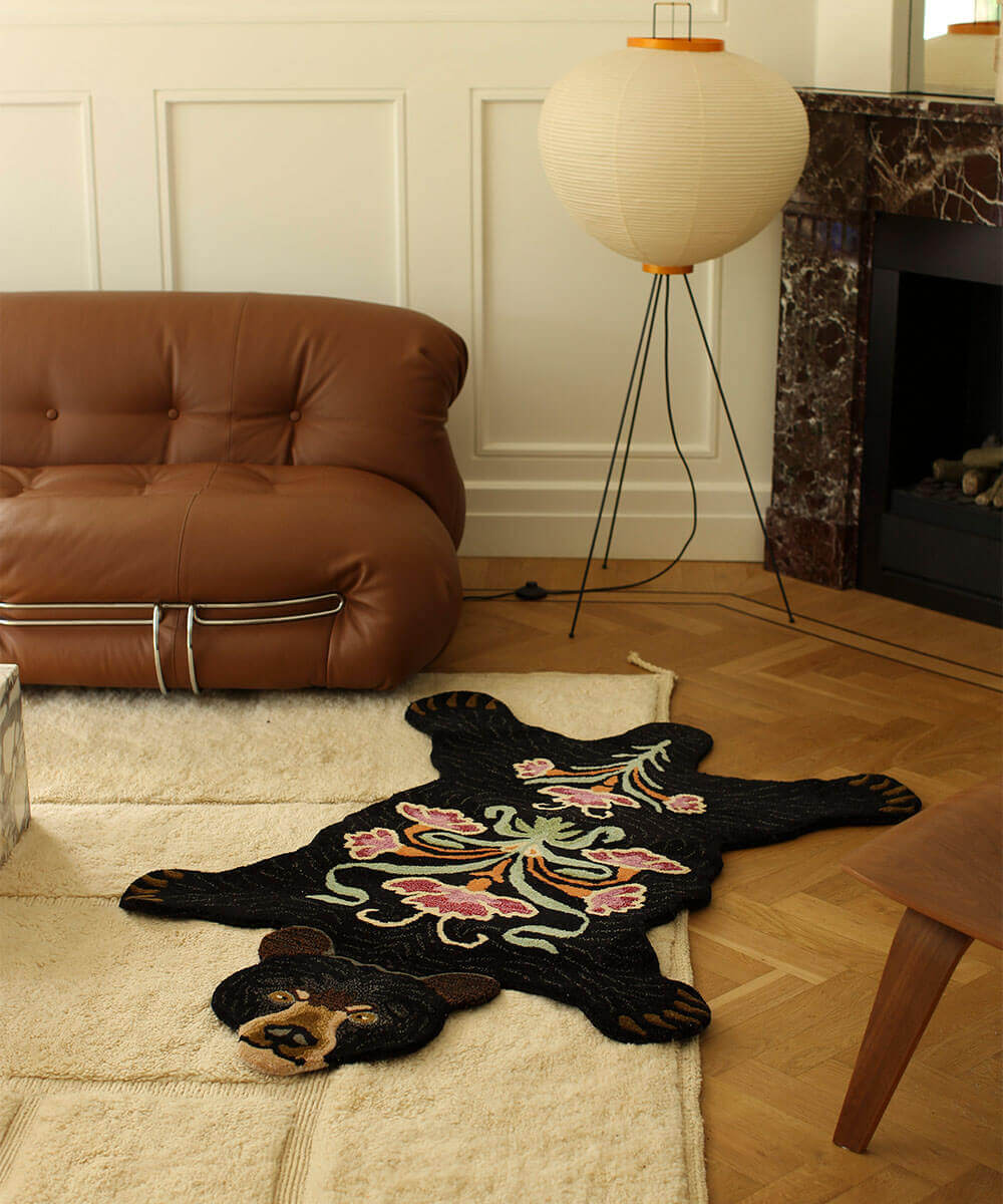 Blooming Bear matta - två storlekar