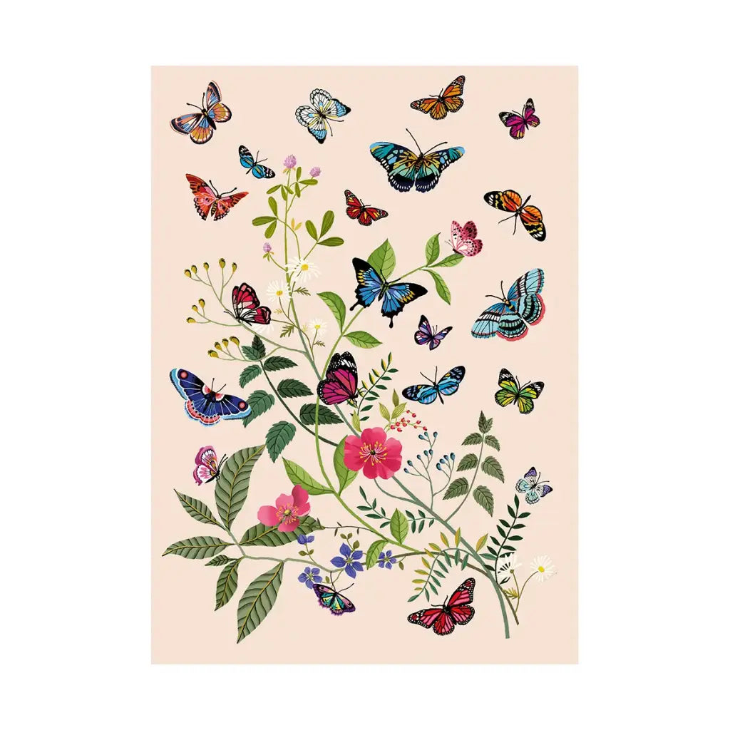 Notesbog A5 sommerfugle Cartes d'Art
