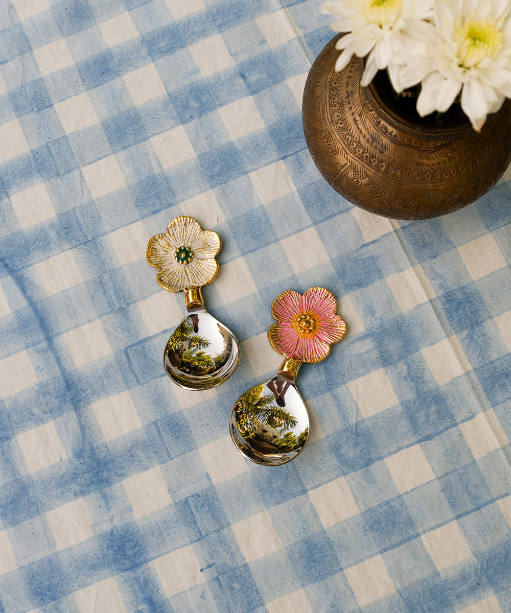 Faye flower dipp skedar set