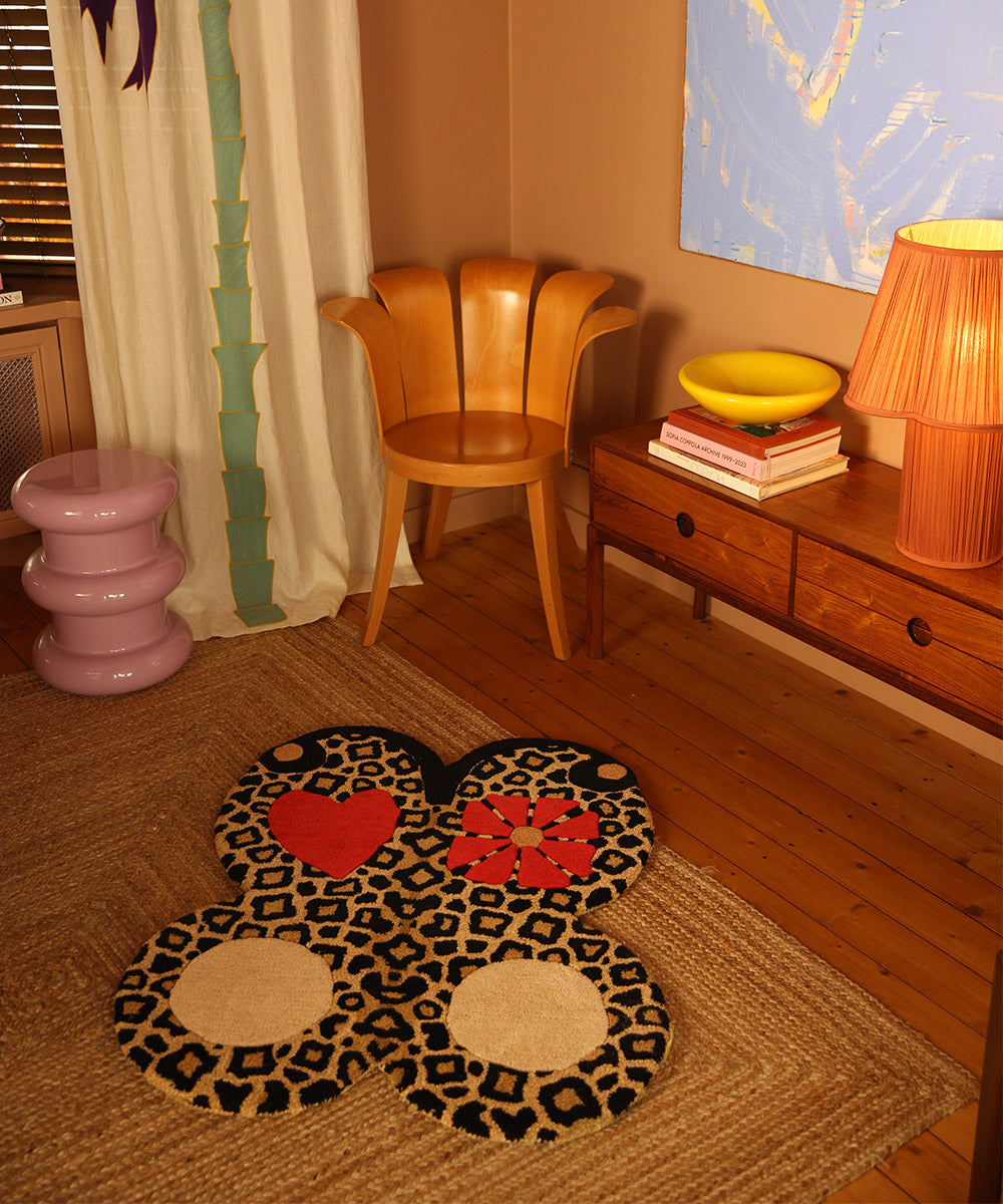 Loony Leopard Butterfly matta