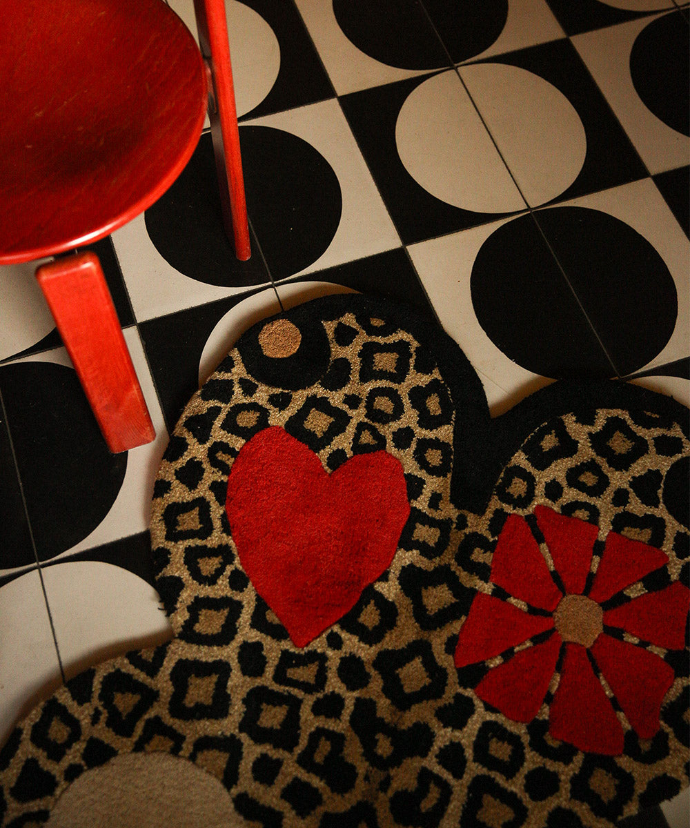 Loony Leopard Butterfly matta