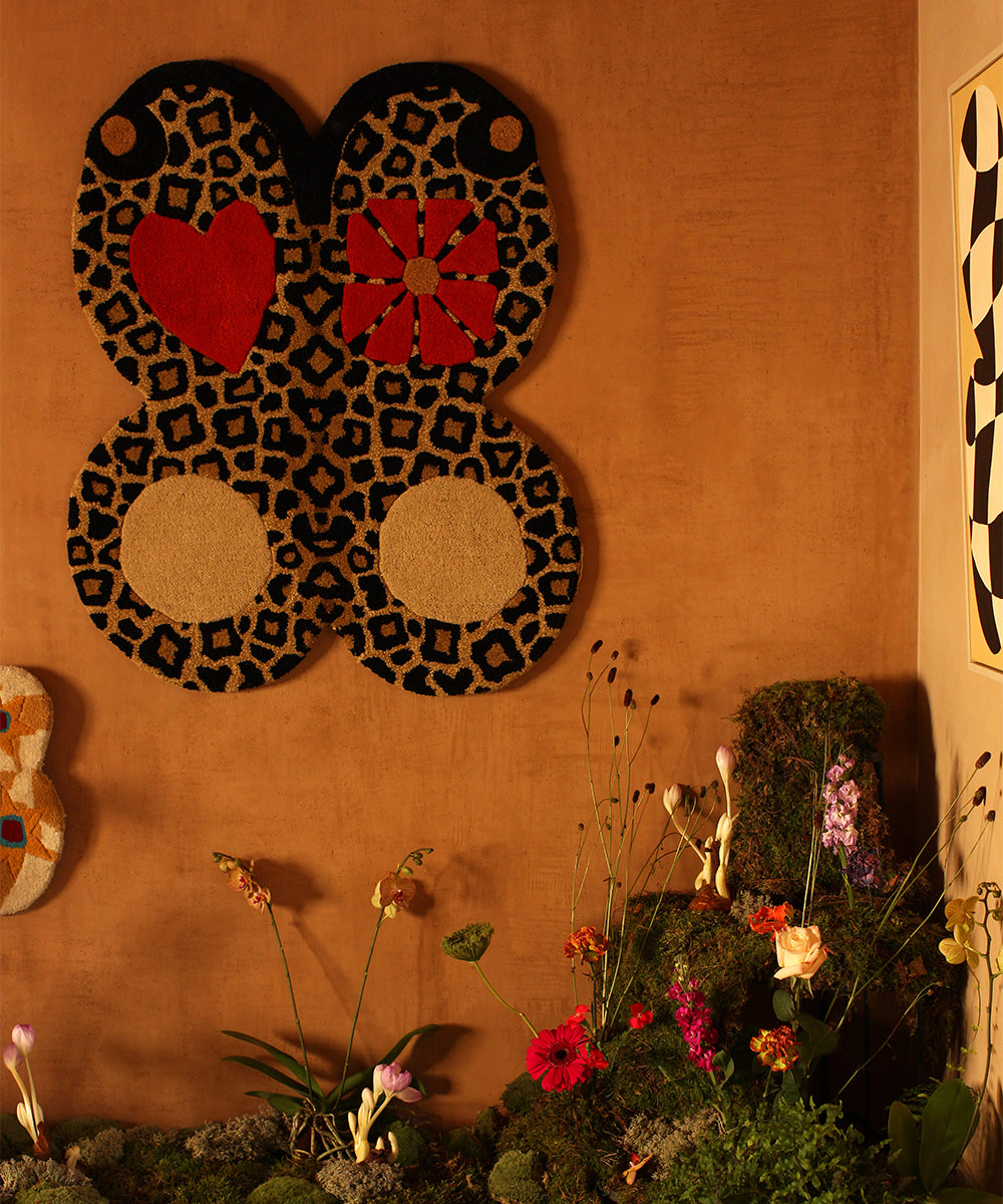 Loony Leopard Butterfly matta