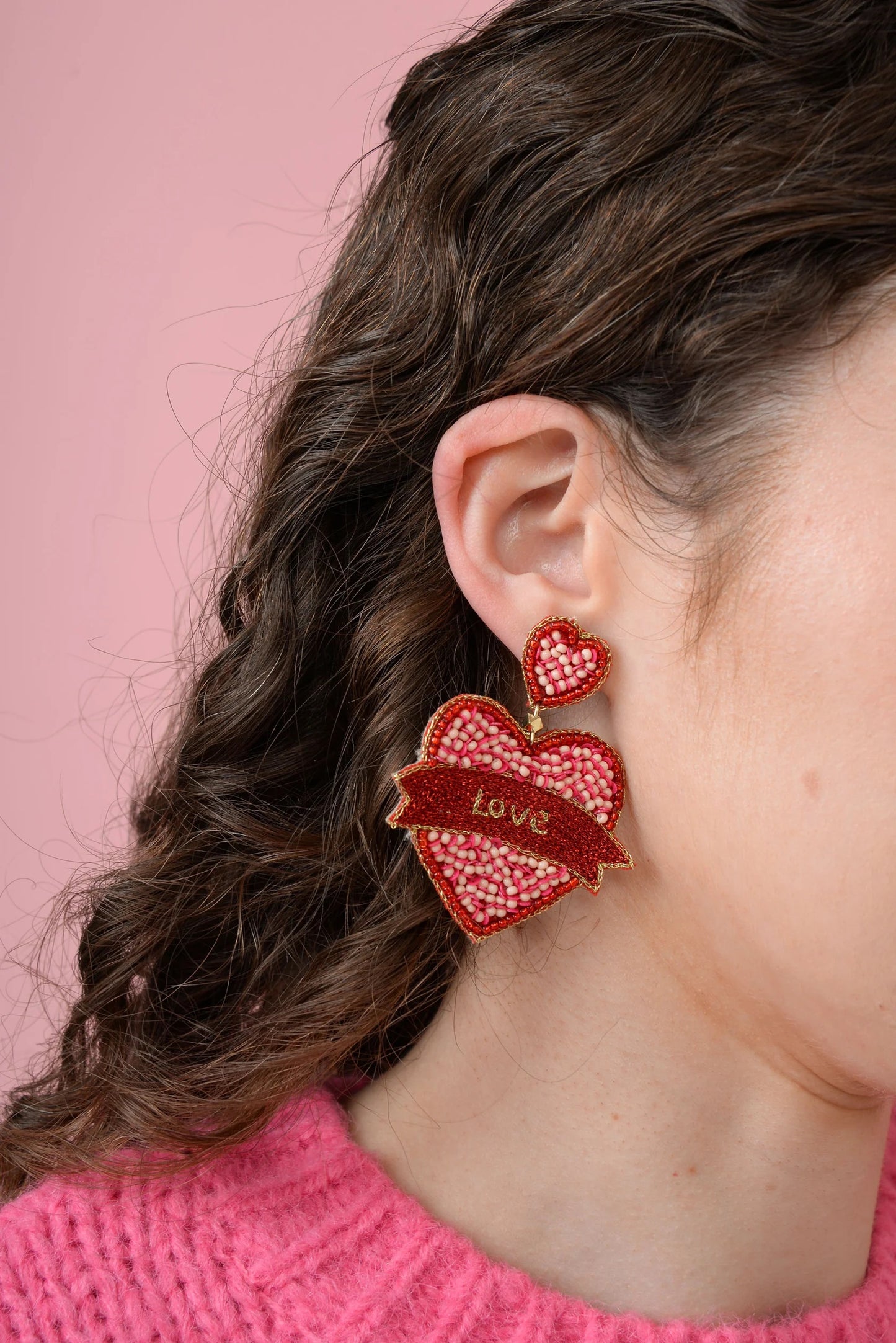 Örhängen Big heart Love