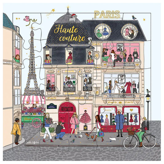Pusselkort Mode Paris Cartes d'Art