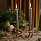 Rosett ljusstake i mässing