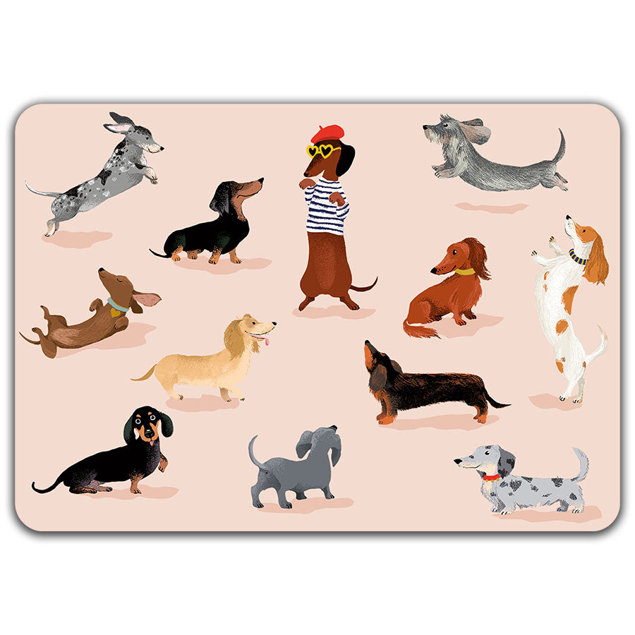 Bordstablett med taxar Cartes d'Art