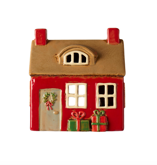 Danska julhus till värmeljus julklappar