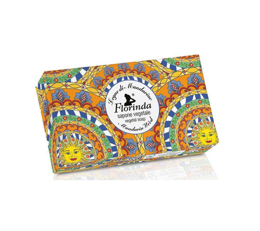 Italiensk fast handtvål Mandarin Wood