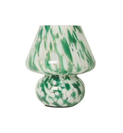 Lampe, mønstret, stor, flerfarvet
