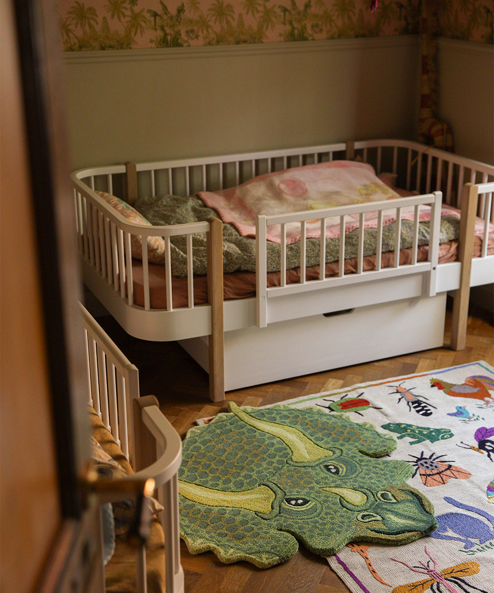 Dinosaurie huvud matta