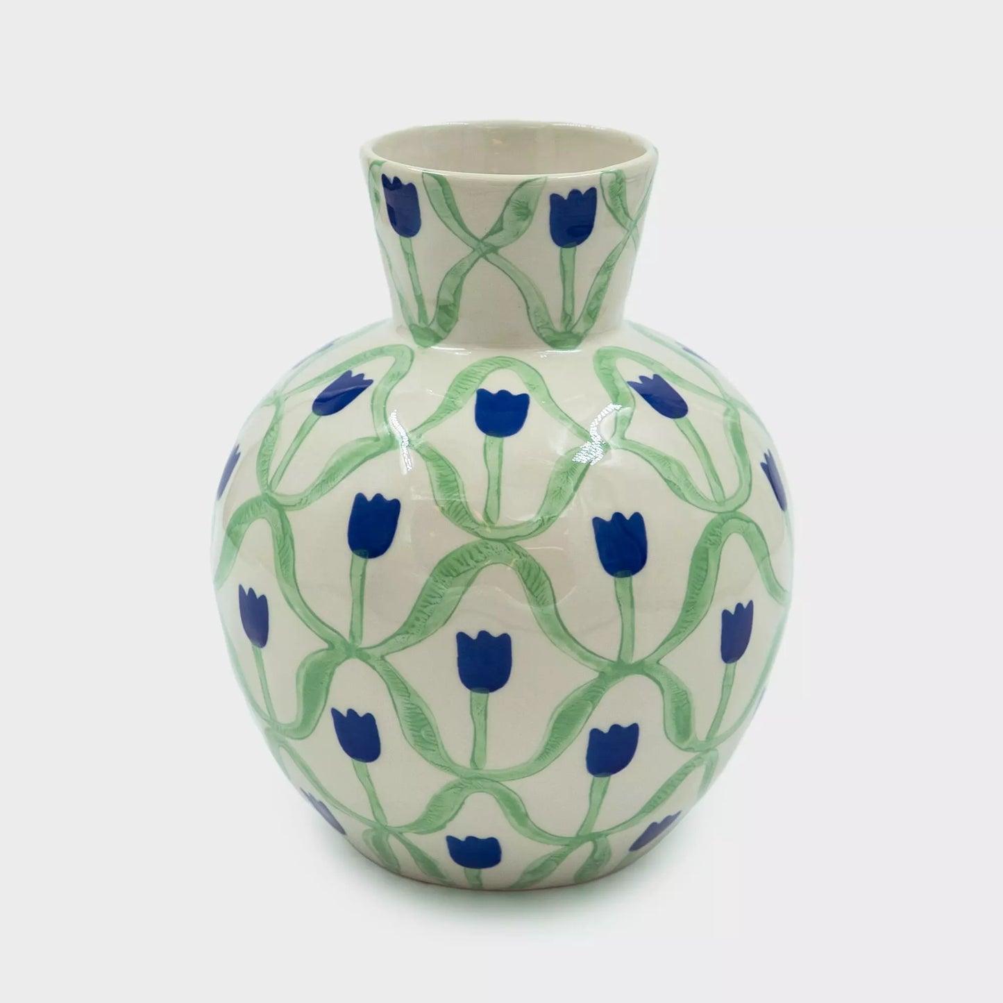 Vase Blaue Tulpen