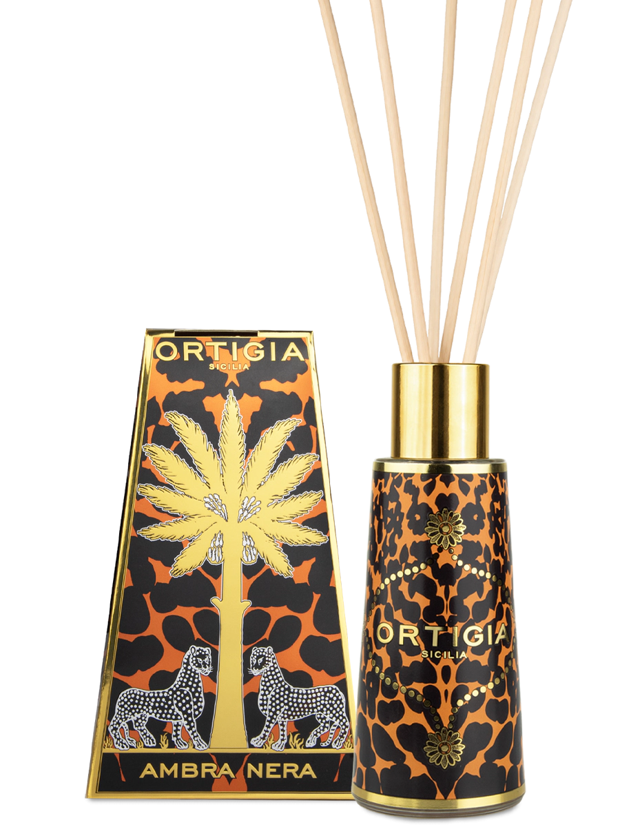 Ortigia Sicilia Doftpinnar 200 ml Ambra nera