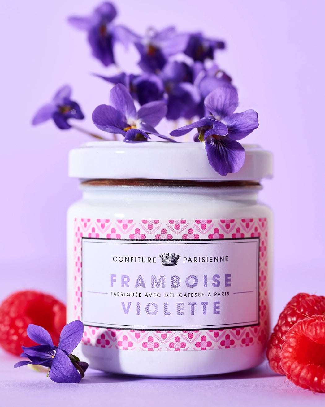 Confiture Parisienne - Hallon & Viol marmelad