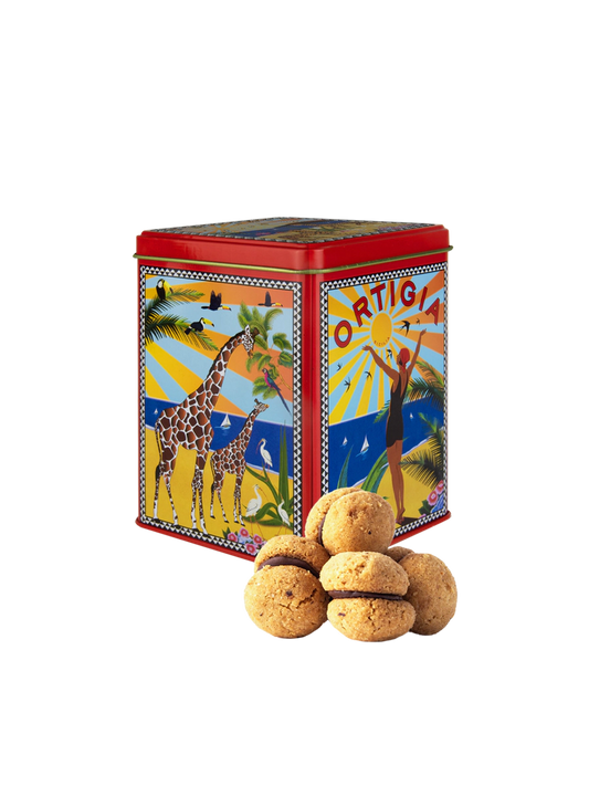 Ortigia Sicilia plåtask Baci kakor