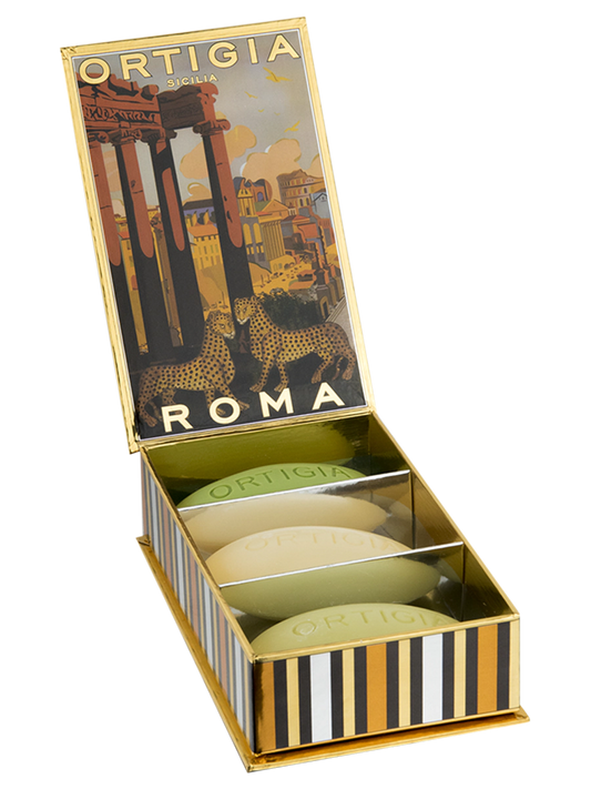 Ortigia Sicilia 3 x tvålar Rom