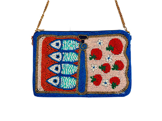 Lily Posh Kuvertväska Axelremsväska Sardiner i tomatsås