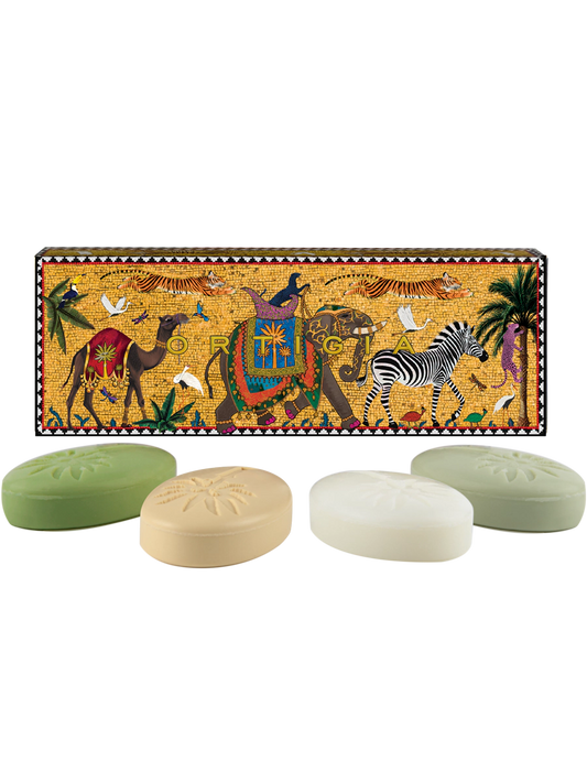 Ortigia Sicilia 4 x tvålar Flying Tiger