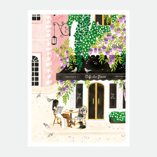 Art print poster Paris