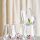 Glas med figur jul 4-pack