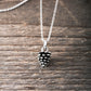 Halsband i silver kotte