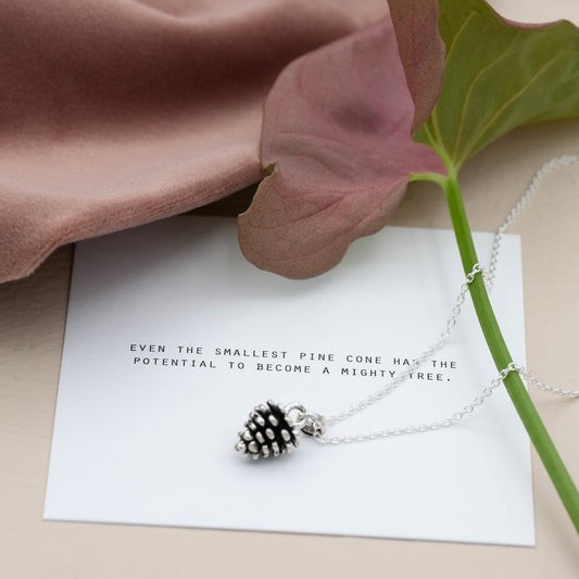 Halsband i silver kotte