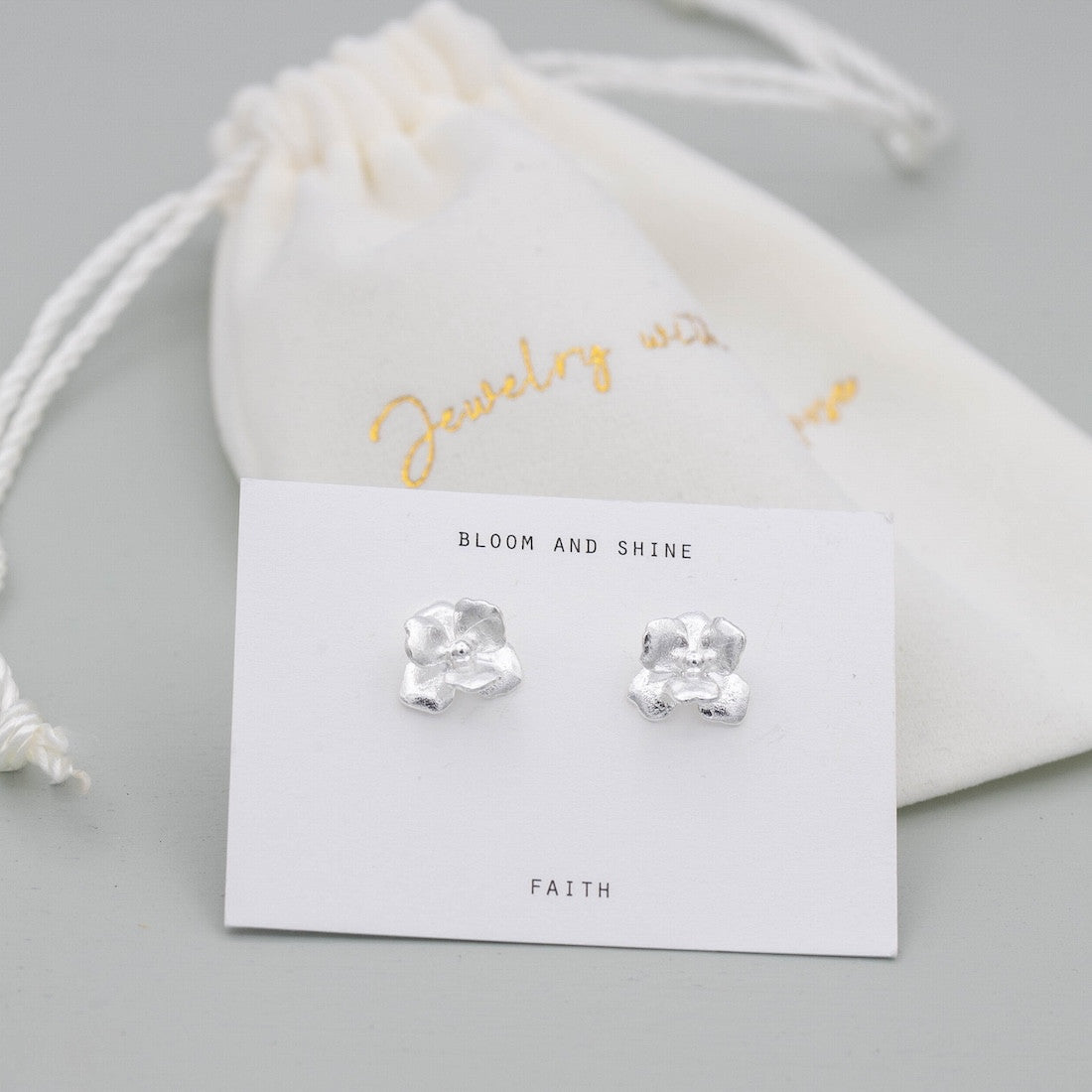 Ohrringe aus Silber Bloom & Shine
