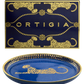 Ovales Tablett Ortigia blau