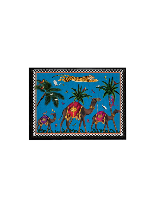 Bricka Ortigia Sicilia Flying Tiger blue