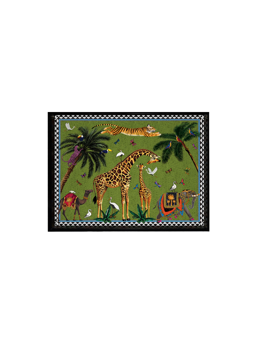 Bricka Ortigia Sicilia Flying Tiger green