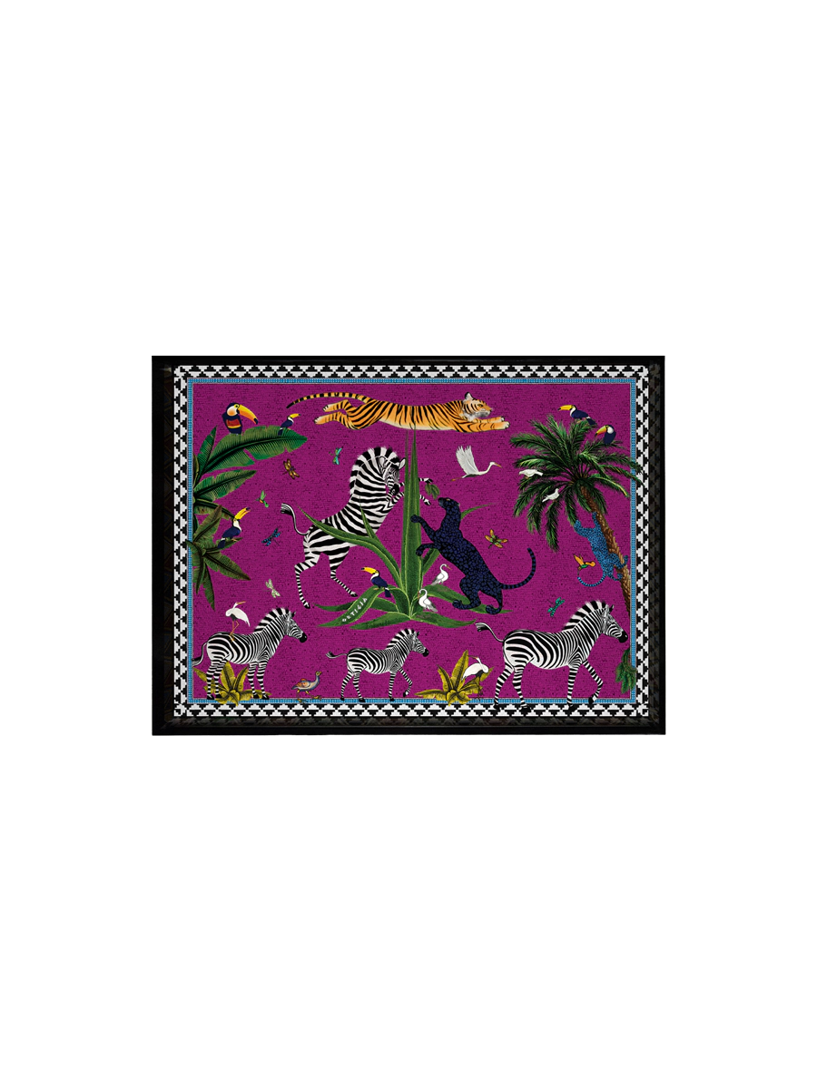 Bricka Ortigia Sicilia Flying Tiger pink cardinale