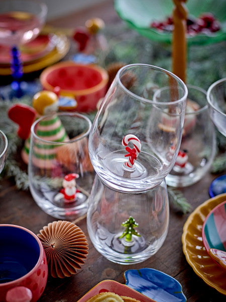 Glas med figur jul 4-pack