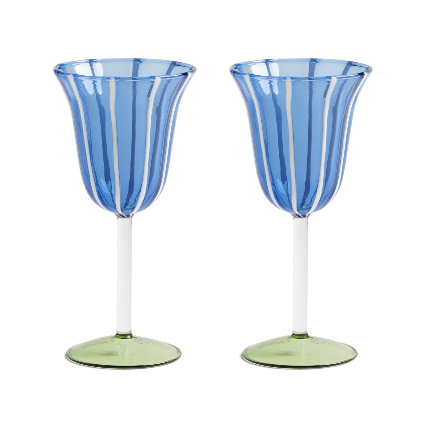 Vinglas Eve blue 2-pack